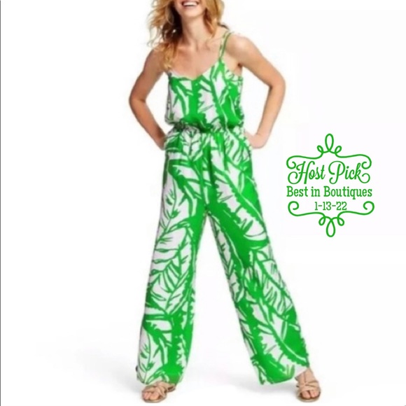Lilly Pulitzer Pants - LILLY PULITZER Palm Boom Boom Jumpsuit Romper